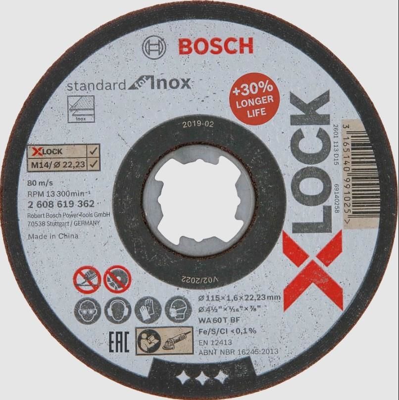 Xlk İnox Kesici 115X1X22,23 mm