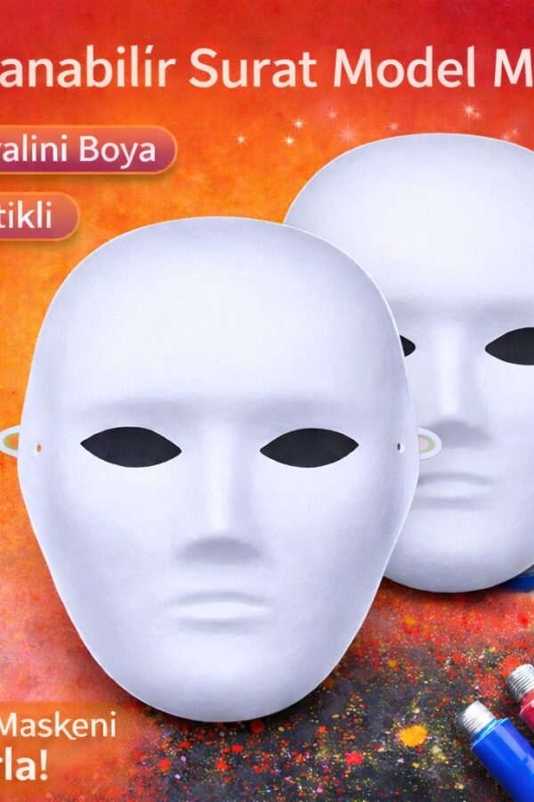 Boyanabilir Surat Model  – Lastikli | Kendin Tasarla