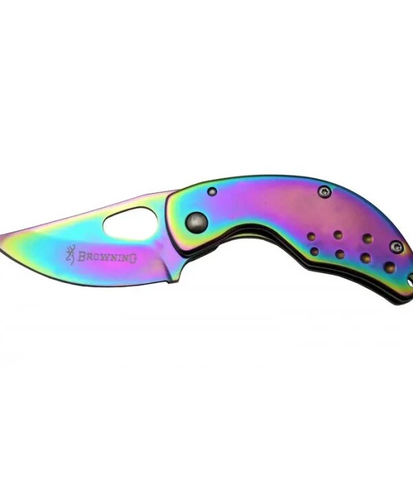 Browning 3-1 Çakı Gökkuşağı Mini 12 cm Manuel, Kemerlikli