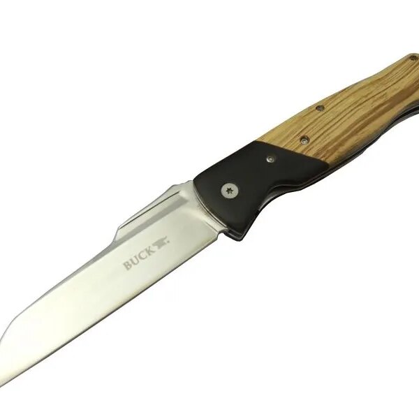 Buck Knives BK-016ZBR Kamp Çakı 23 cm - Ahşap Saplı, Kılıflı, Kutulu, Kemerllikli