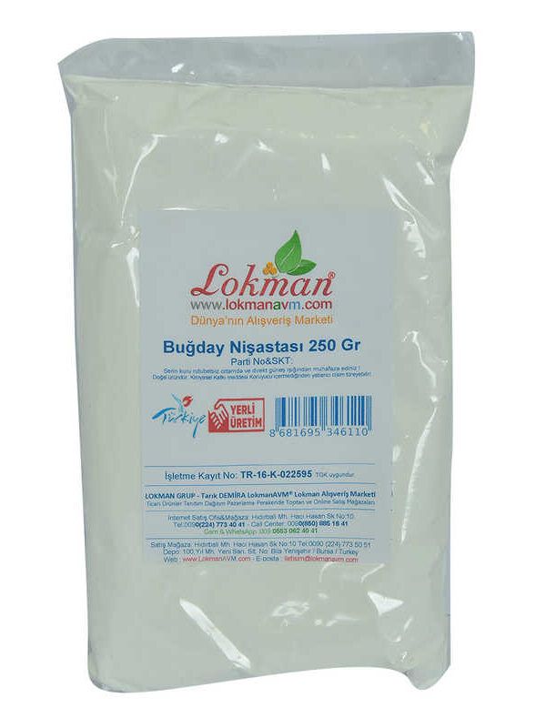 Buğday Nişastası 250 Gr Paket