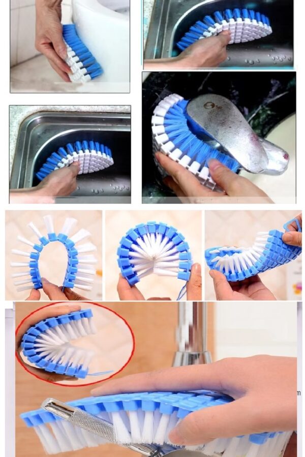 Bükülebilir  Esnek Kenar Köşe Labo Temizleme Fırçası Banyo  Fırçası
