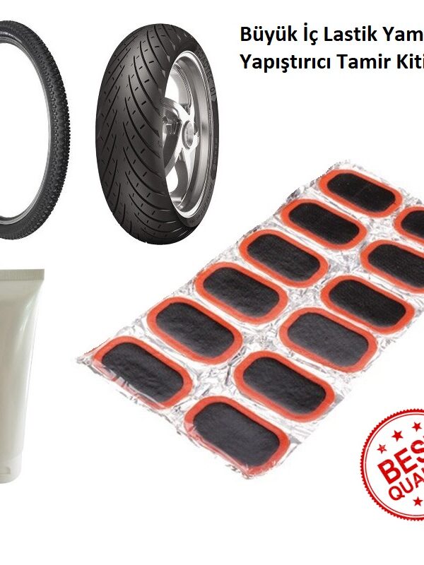 Büyük Lastik Yaması - Bisiklet - Motor Lastiği Yaması