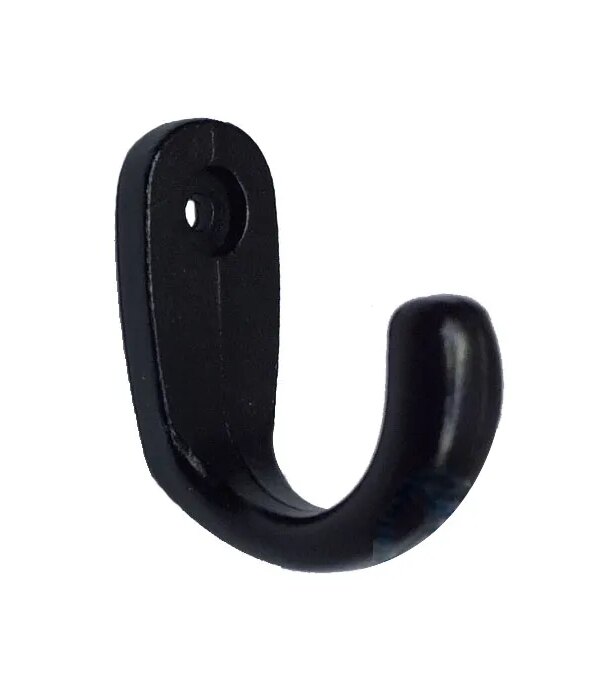 Büyük Tekli Fincan Askı, Dekor Askısı - Siyah, 12x23x30 mm