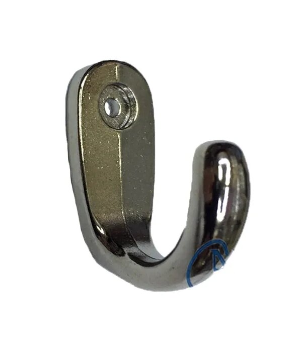 Büyük Tekli Fincan Askı, Dekor Askısı - Nikel, 100 Adet, 12x23x30 mm