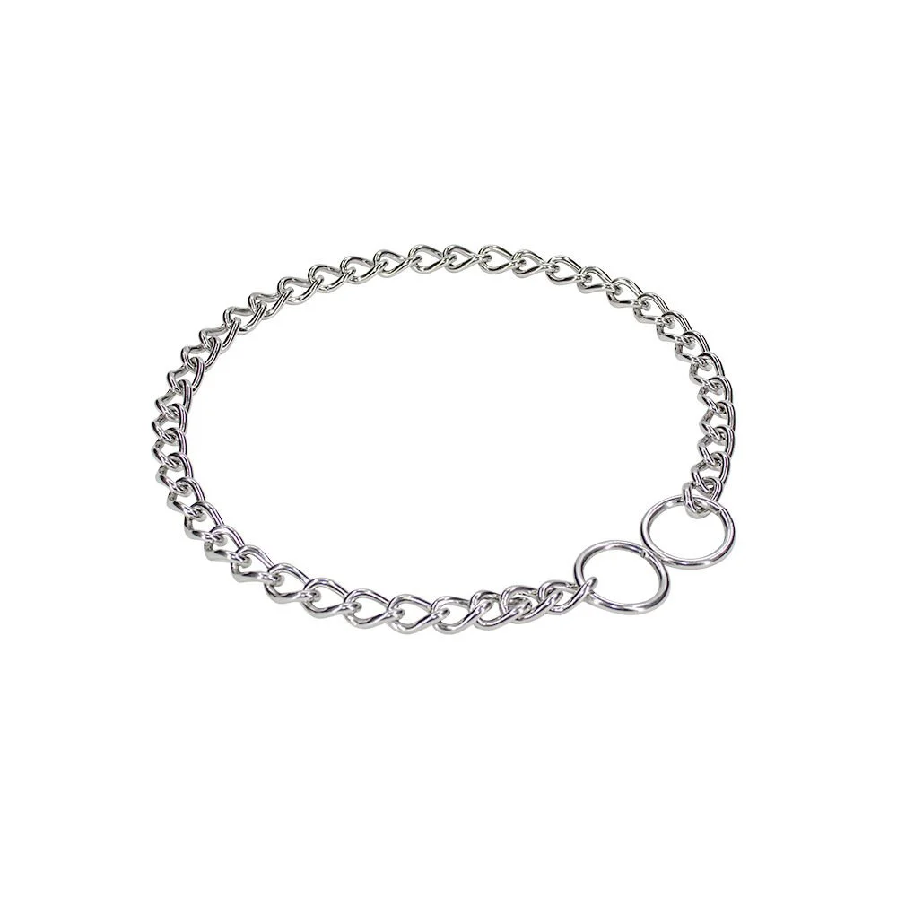 Eğitim Serisi Boğma li Köpek Boyun Tasması - 3,5x55-55cm - Stainless