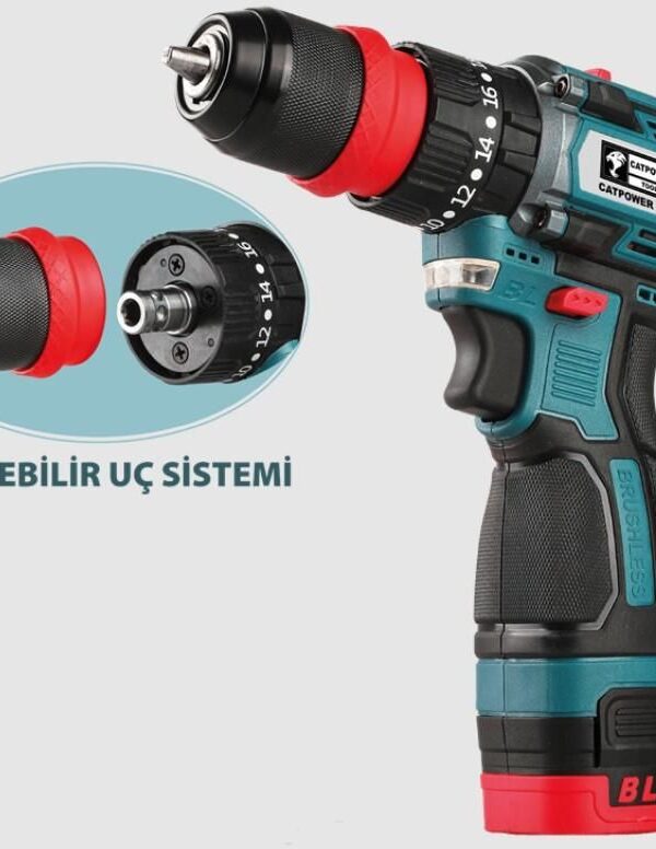 1360 Akülü Vidalama Makinesi 16 V 2,0 Ah