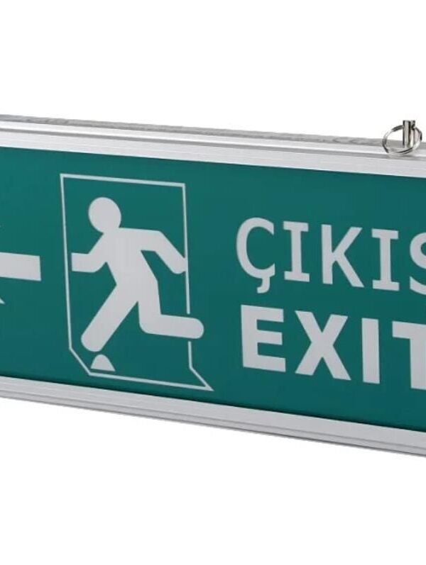 Cata 9170 Ledli Exit Çıkış Armatürü 3 Saat Akülü
