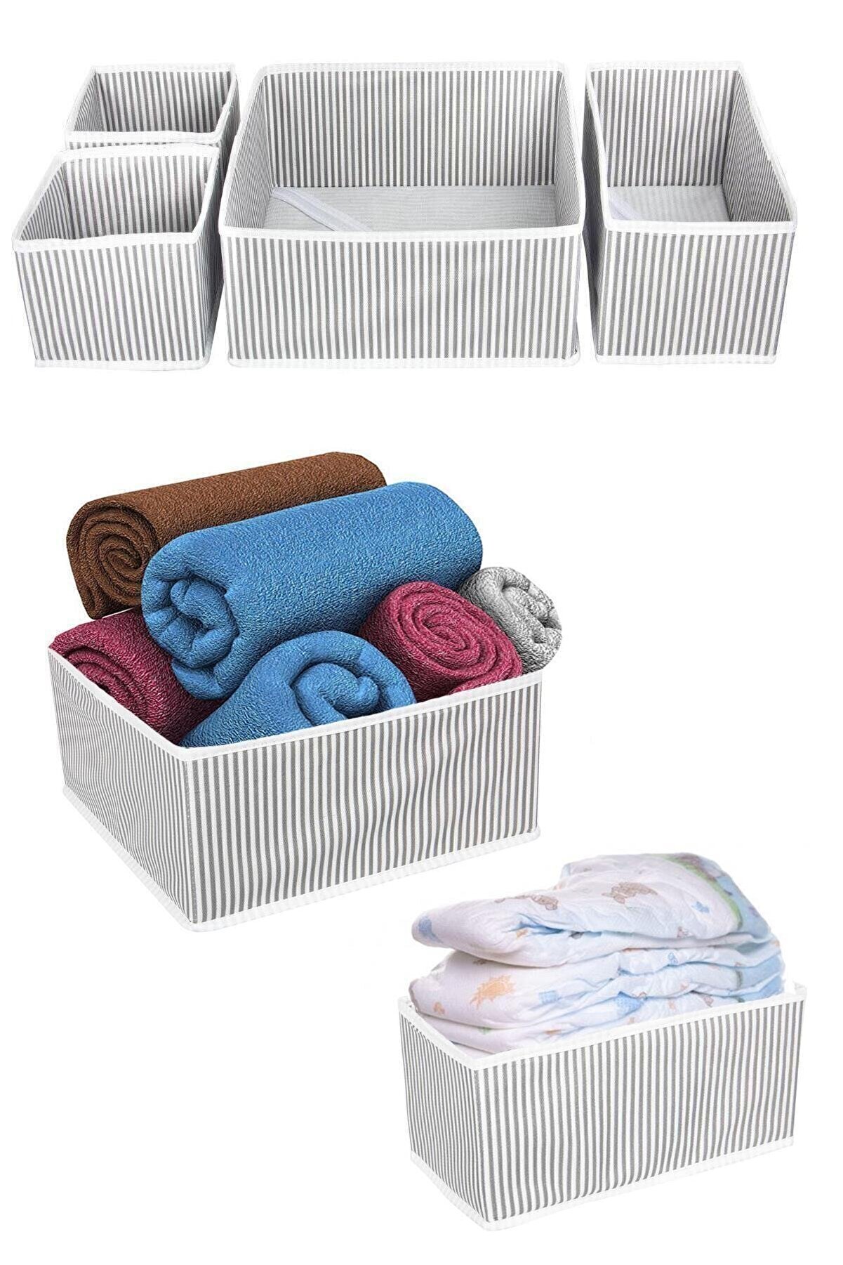 Çekmece Düzenleme Kutu Seti Organizer 4lü Set - Görsel 3
