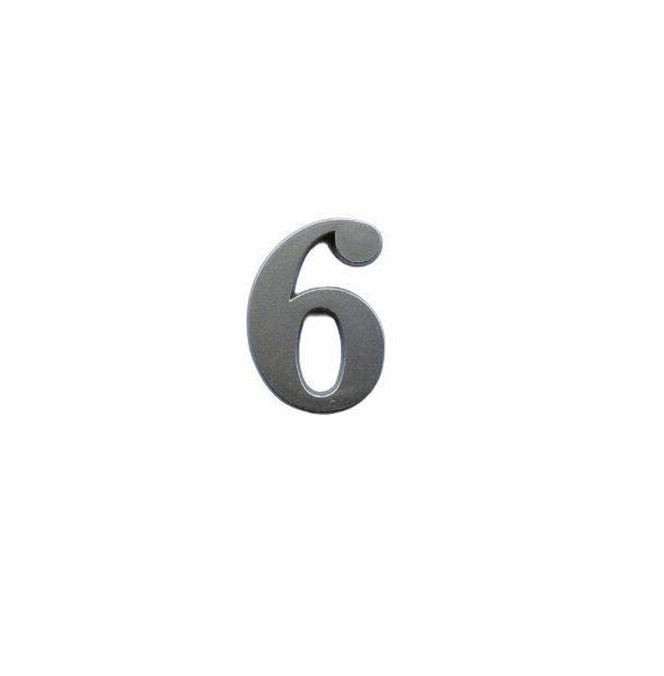 Cemax İtalik 6 Rakamı 5 cm Saten Yapışkanlı