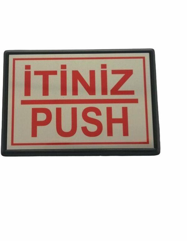 Cemax Yönlendirme Küçük İtiniz (Push) 10X7 cm