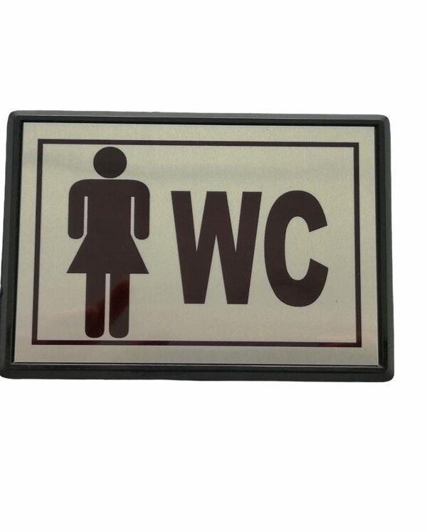 Cemax Yönlendirme Küçük WC Bayan 10X7 cm