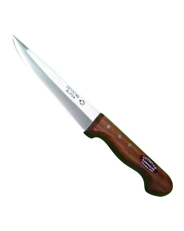 Çetintaş Bursa Kurban ve Kasap Bıçağı No:2, 16 cm, Ahşap  Sap