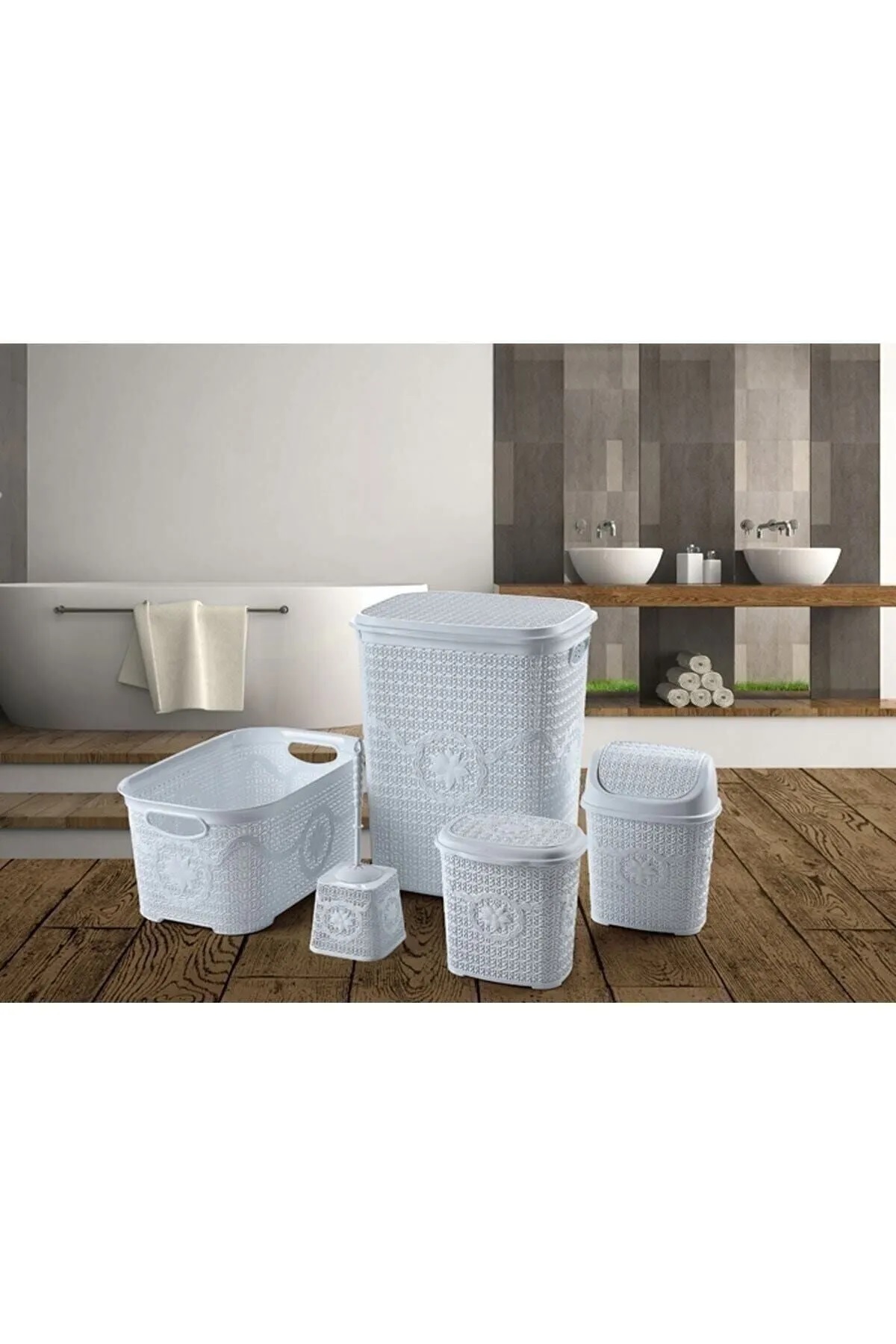 Çeyiz Seti Rattan 5 Parça Örü Çeyiz Seti - Görsel 2