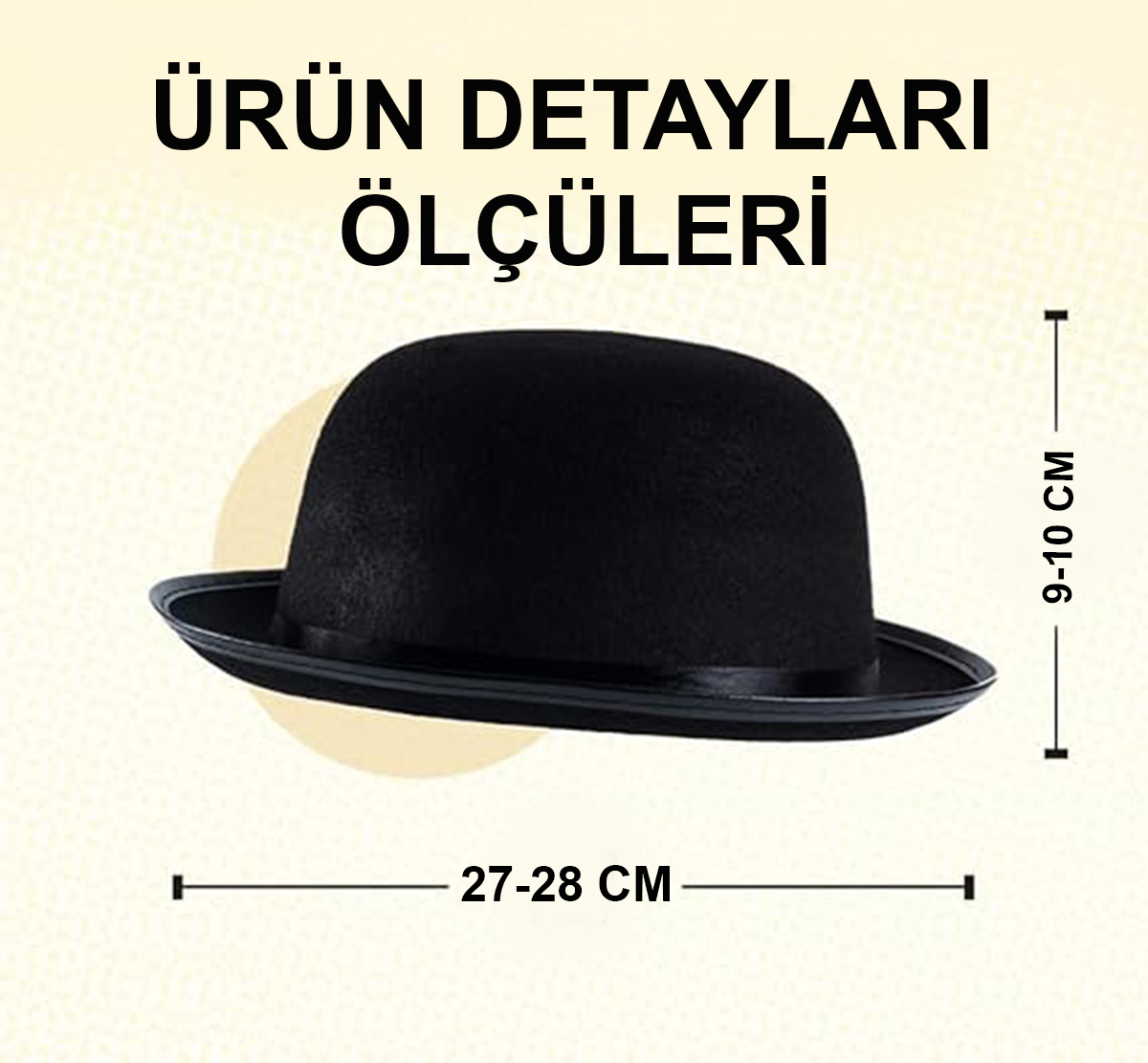 Charlie Chaplin Stil Yetişkin sı – Siyaelon Parti sı - Görsel 5