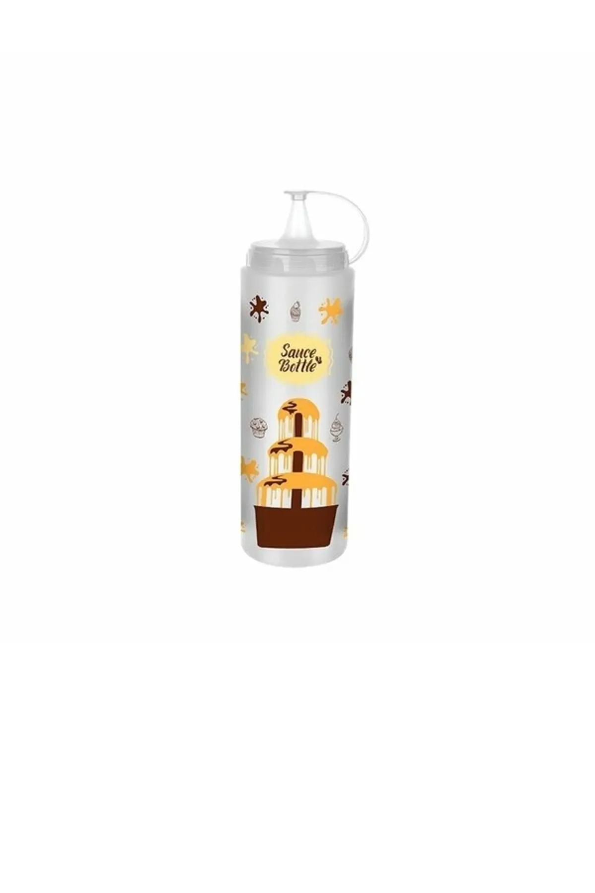 Sos Şişesi - Şeffaf - 700 ML - Görsel 2