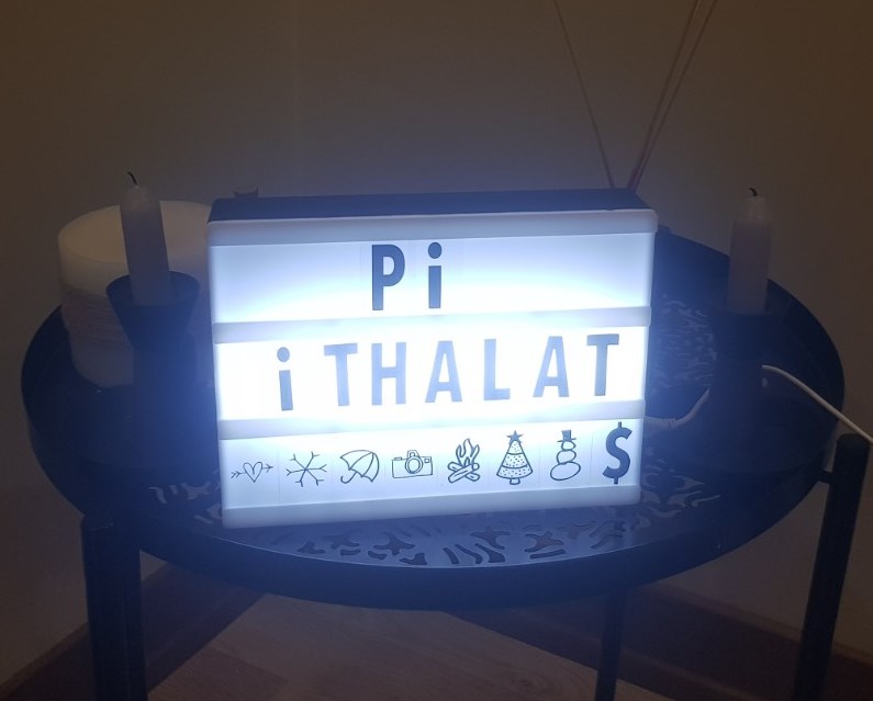 Cinematic Harflerle Işıklı Mesaj Veren Light Box Led Pano A4 - Görsel 2