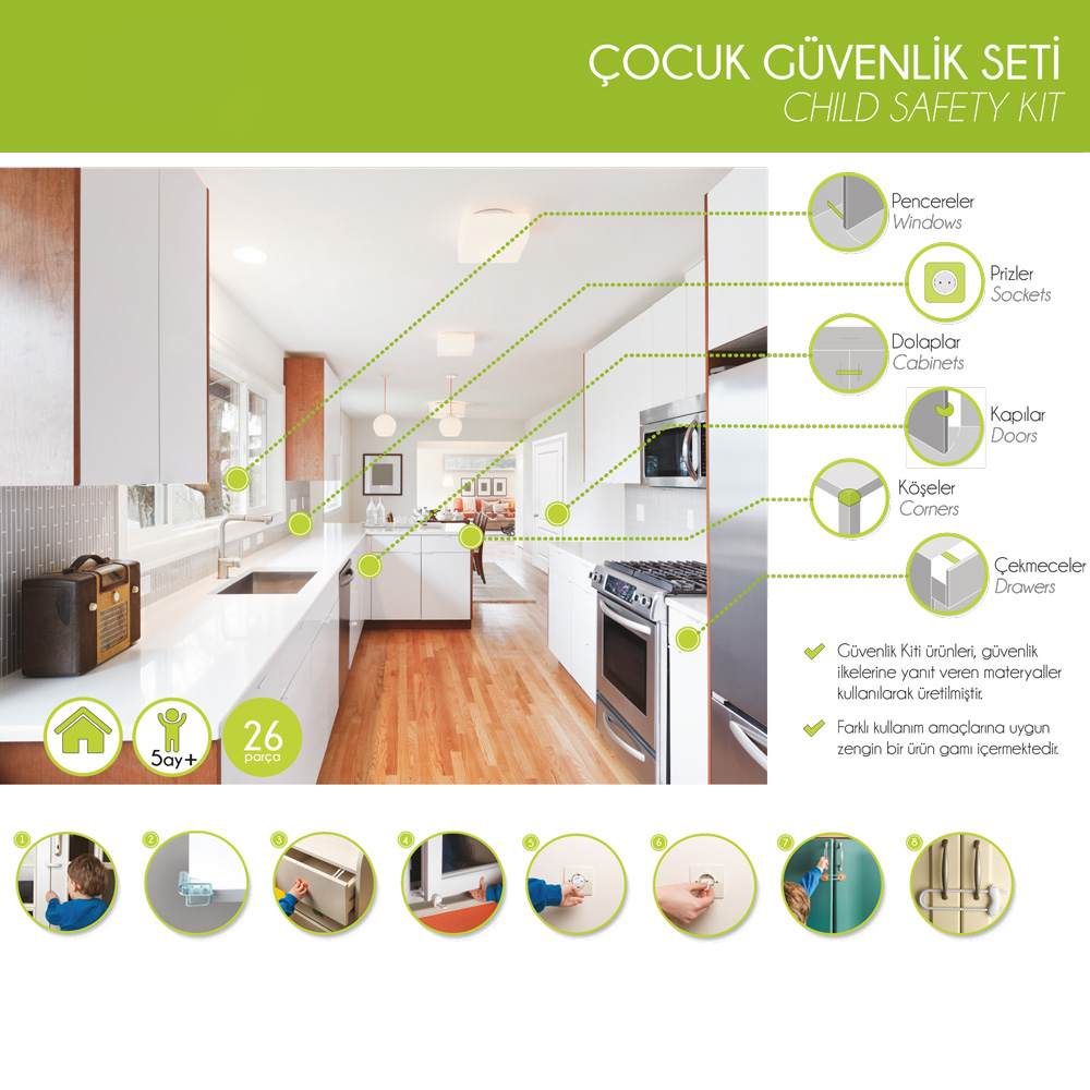Çuk Güvenlik Seti - Profesyonel 26 Parça
