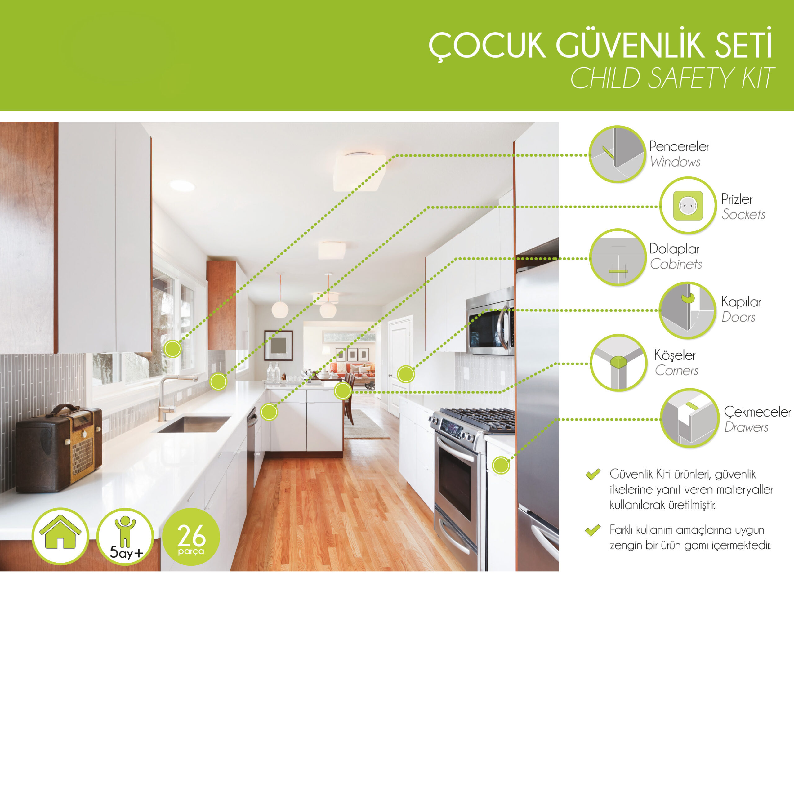 Çuk Güvenlik Seti - Profesyonel 26 Parça - Görsel 4