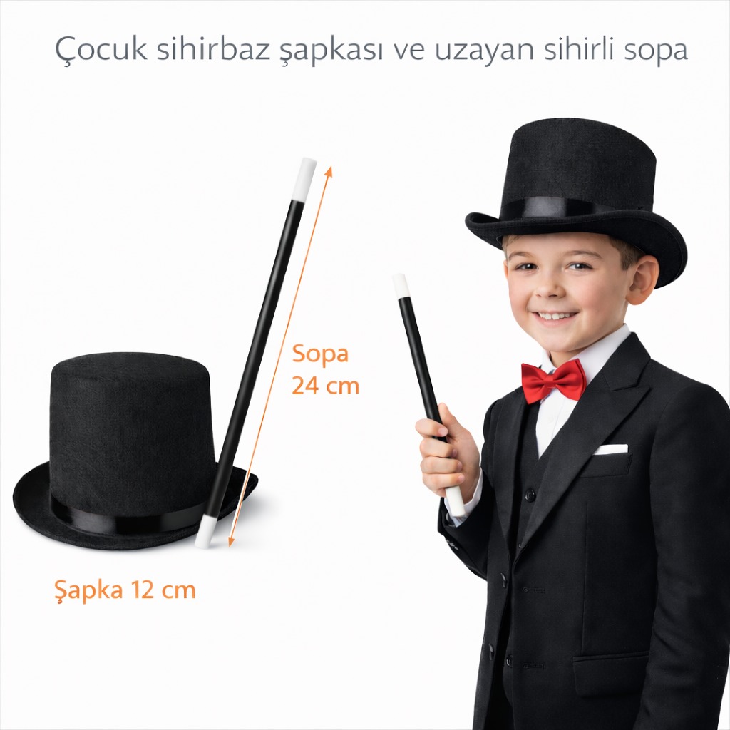Çuk Sihirbaz sı ve Uzayan Yaylı Sihirli Sopa Seti