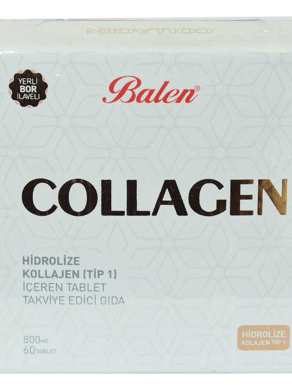 Collagen Hidrolize Kollajen Tip1 İçeren Tablet 800 Mg X 60 Tablet