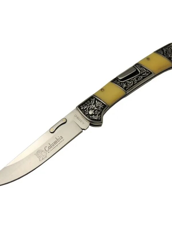 A 3159 C Kamp Çakı 24 cm - İşlemeli  Saplı, Kemerlikli