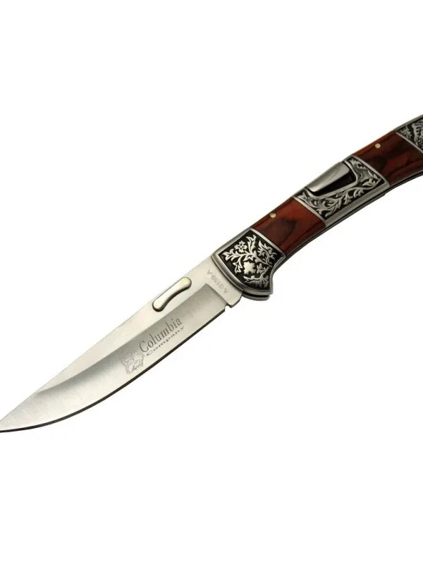 A 3159 A Kamp Çakı 24 cm - İşlemeli  Ağacı Saplı, Kemerlikli