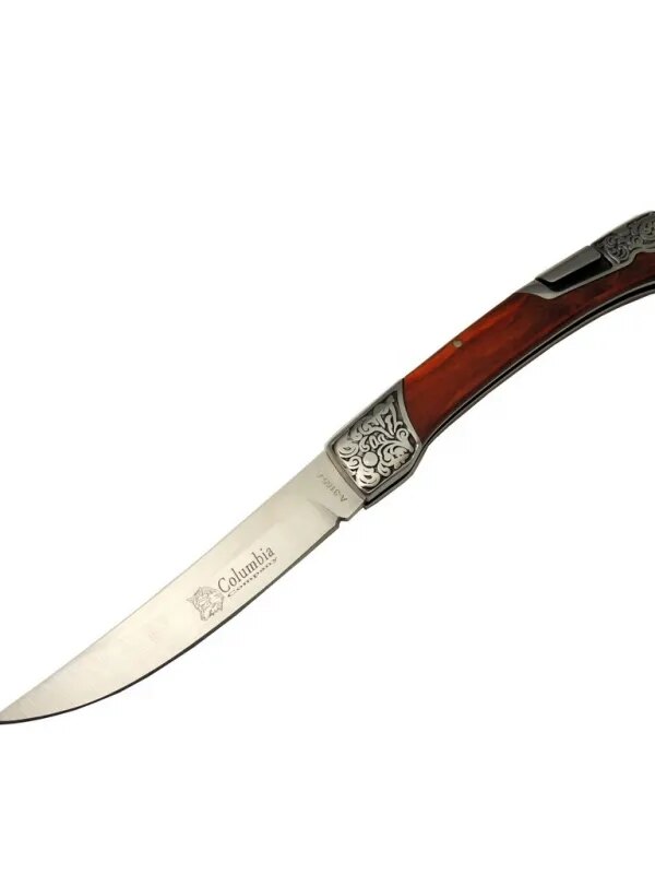 A 3165 A Kamp Çakı 24 cm - Ahşap; Metal Saplı, Kemerlikli