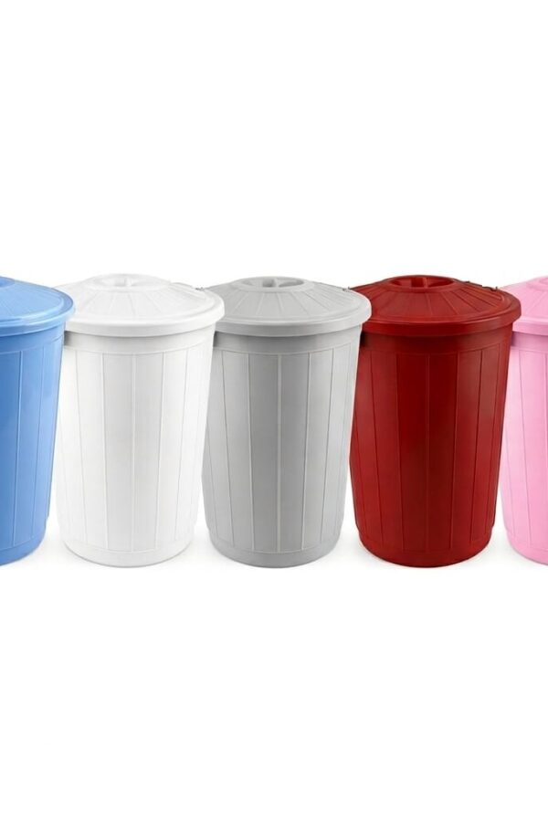Kovası 70 Lt Plastik  Kovası Kapaklı Büyük Boy  Bidonu Dalı  Kovası