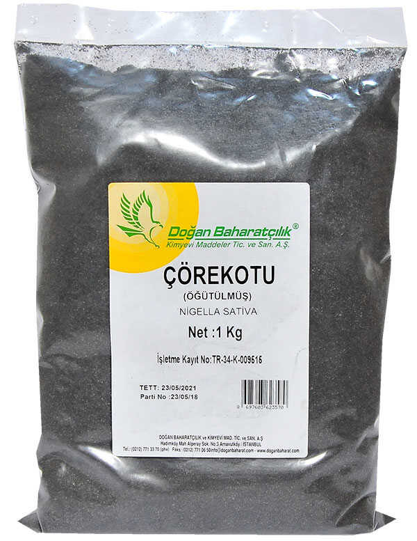 Çörek Otu Doğal Öğütülmüş 1000 Gr Paket