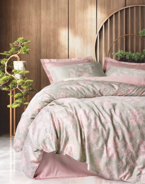Betula Pudra Saten Nev Takımı Çift Kişilik