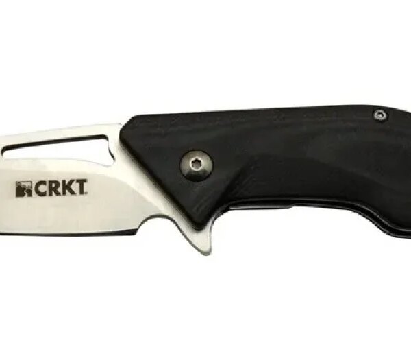 Crkt Division  4415 BK Siyah Kamp / Outdoor Çakı 21cm - Yarı Otomatik, Kemerlikli, Kutulu