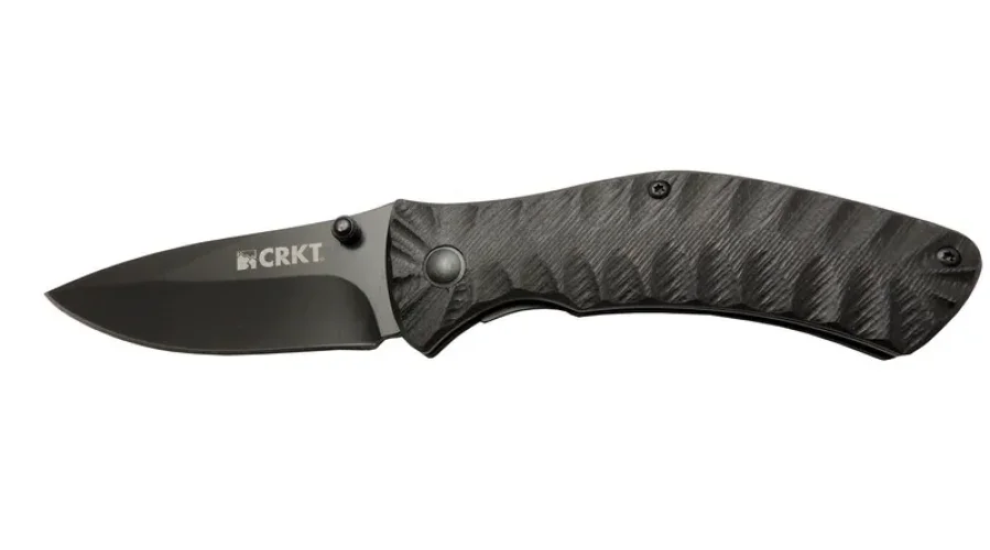 Crkt İncendor 2078 BK Siyah Kamp Çakı 17,5cm - Manuel, Plastik Sap, Kemerlikli