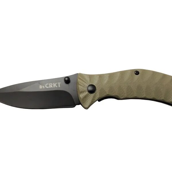 Crkt İncendor 2078 Gri Kamp Çakı 17,5cm - Manuel, Plastik Sap, Kemerlikli