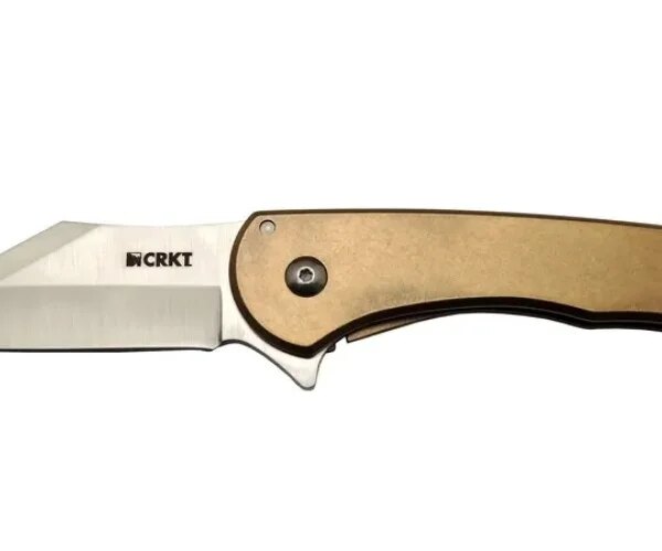 Crkt Jettison 6820 BRW rengi Kamp / Outdoor Çakı 18,5cm - Yarı Otomatik, Kemerlikli, Kutulu