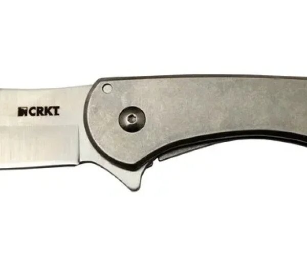 Crkt Jettison 6820 WY Beyaz Kamp / Outdoor Çakı 18,5cm - Yarı Otomatik, Kemerlikli, Kutulu