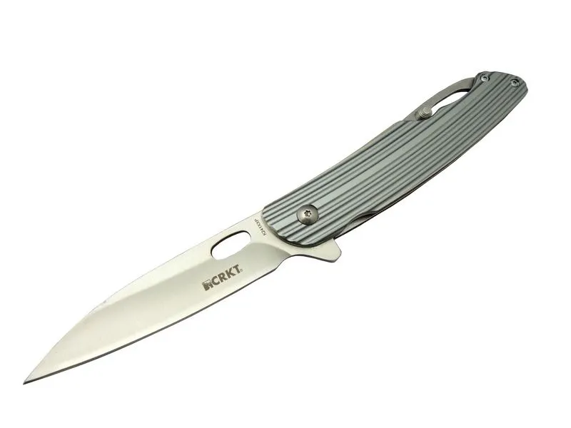 CRKT K241 XXP Kamp Çakısı 23 cm - lı Metal Sap, Otomatil, Kılıflı, Kutulu