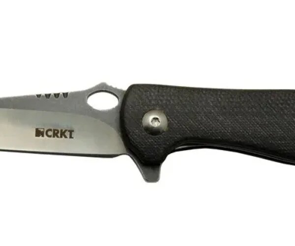 Crkt Lotus 1265 BK Siyah Kamp / Outdoor Çakı 18cm - Yarı Otomatik, Kemerlikli, Kutulu