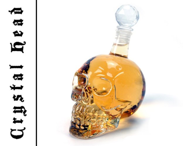 Crystal Head Kuru Kafa Cam Şişe 350 ml - Görsel 2