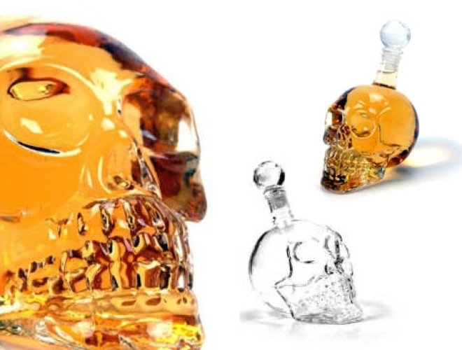 Crystal Head Kuru Kafa Cam Şişe 350 ml - Görsel 3
