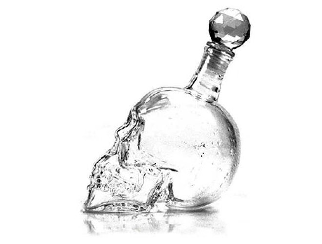 Crystal Head Kuru Kafa Cam Şişe 350 ml - Görsel 5