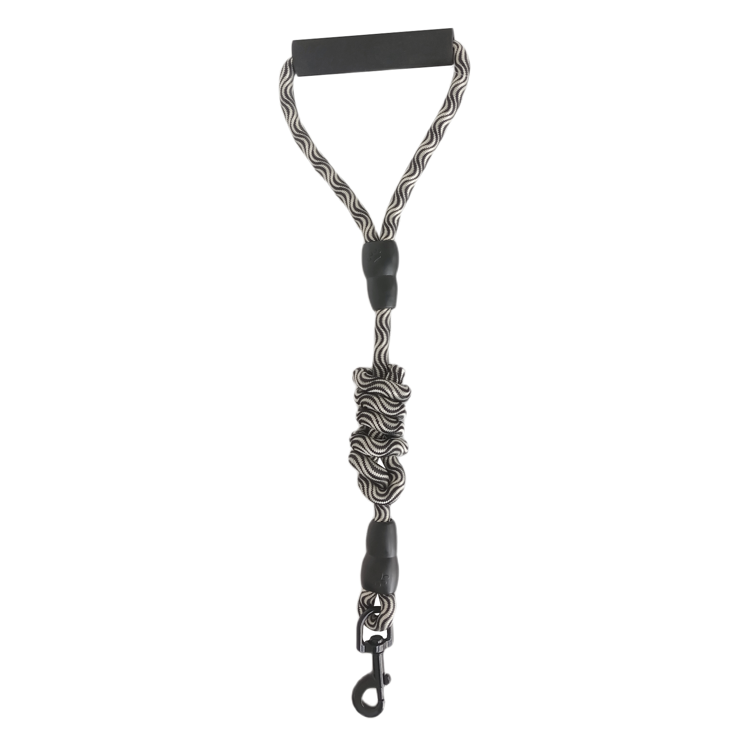 Köpek Göğüs Tasma Seti Daa Desenli 1.5 cm*35-48 cm Siyah-Beyaz - Görsel 2