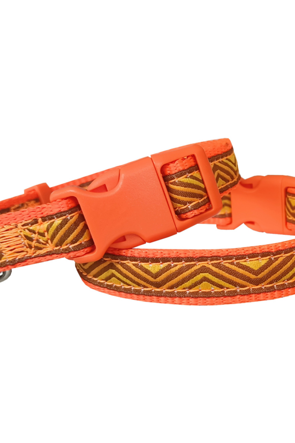 Daa Desenli Dokuma Köpek Boyun Tasması 1,5 cm x 27-40 cm Tcu