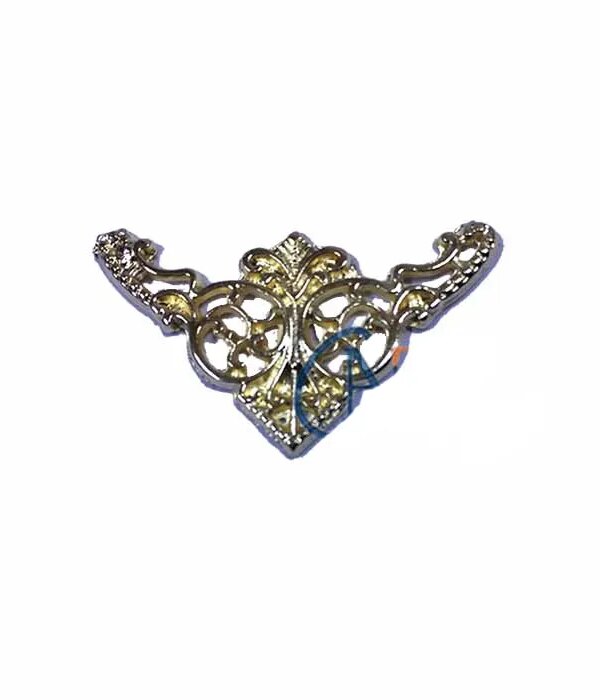 Dekoratif Köşe Süsü, Köşelik - Küçük, 19x34mm, Sarı, 1 Adet
