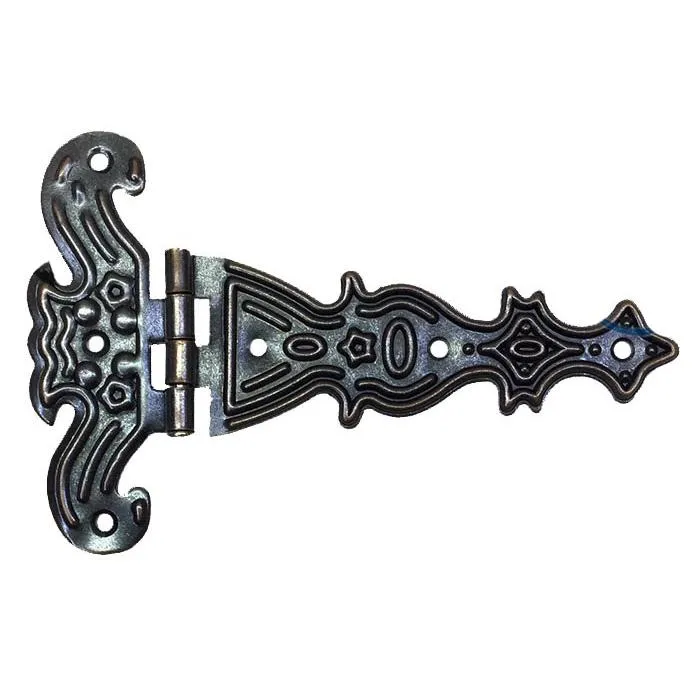 Dekoratif, Tek Kuyruklu Menteşe - 69x102 mm, Büyük, Eskitme, 1 Adet