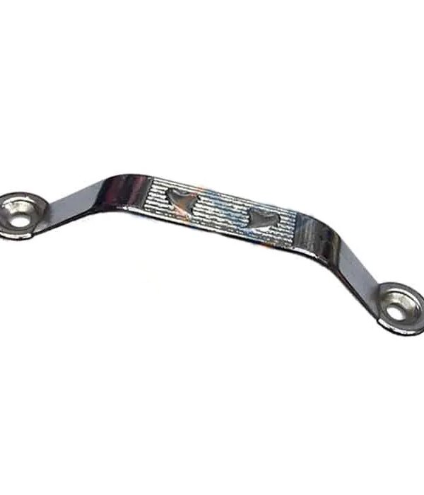 Dekoratif Zamak Kulp Dıştan - 64mm, Nikel, 1 Adet