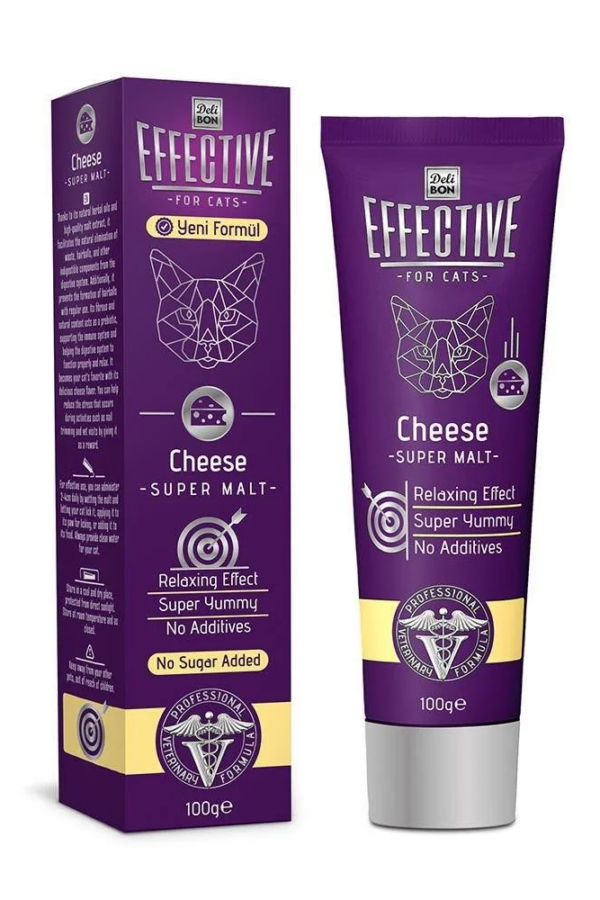Cheese li Sakinleştirici Kedi Malt Macunu 100 gr