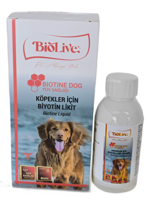 Biolive Biotin Köpekler İçin  Döküm Önleyici Sıvı min 100ml