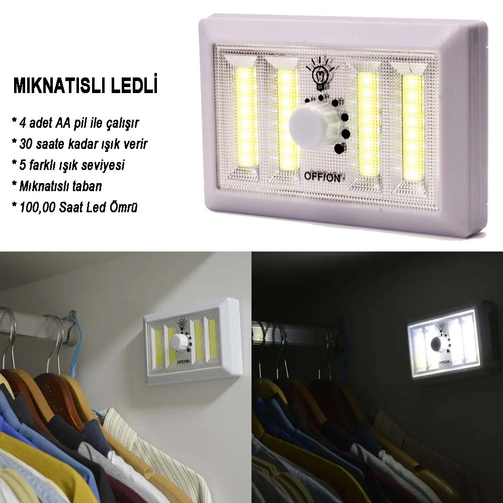 Dli Işık Seviyesi Ayarlanabilir Ledli Lamba Wt-383