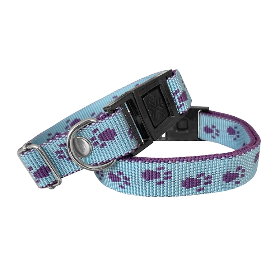 Köpek Tasması Patili Dokuma 2 cm - Min: 30 cm - Max: 50 cm Açık Mi - Görsel 2